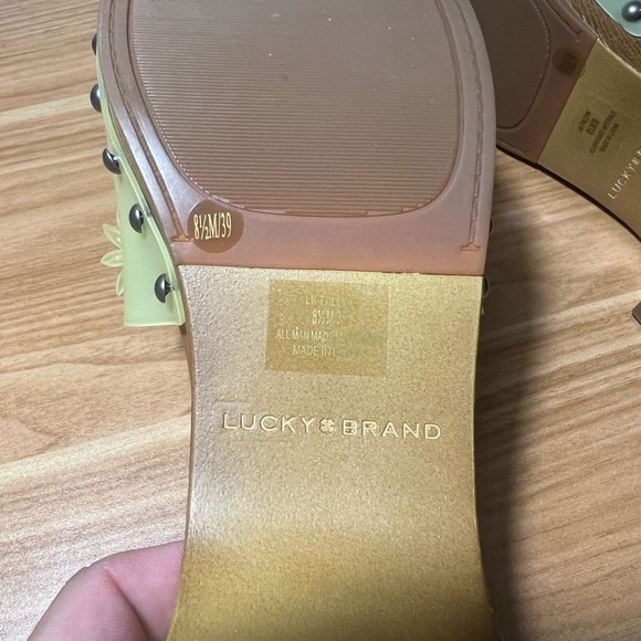 Lucky Brand Fallyn Studded Jelly Slide Sandals - Picture 4 of 4